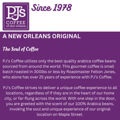 PJ's King Cake Cups 12-count sleeve ideal for busy mornings.