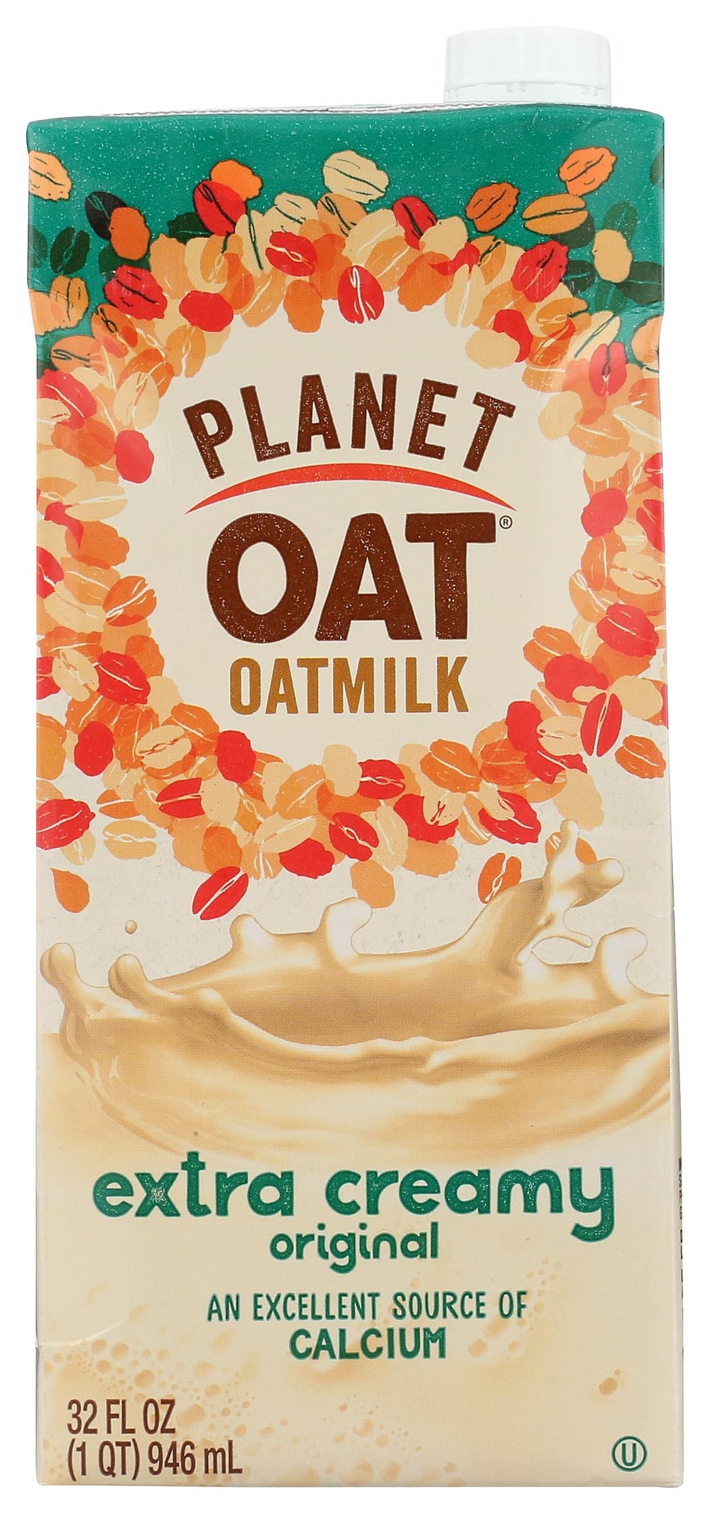 Planet Oat Milk Oat Extra Creamy 32oz bottle ideal for creamy everyday drinks.