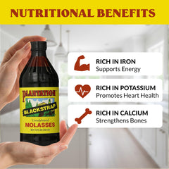 Plantation Blackstrap Molasses 15 oz in gingerbread dough for depth