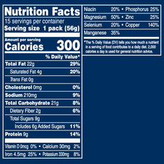 PLANTERS Deluxe Honey Roasted Cashews bags-closeup emphasizes crisp texture