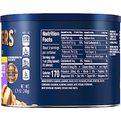 Planters Deluxe Mixed Nuts variety assortment for app and snack needs.