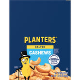 PLANTERS Salted Cashews 2 oz bag for on-the-go snacking and protein boost