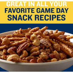 Planters Salted Mixed Nuts in a bowl, ready for a casual gathering.