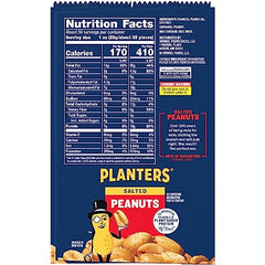 Planters Salted Peanuts 15-pack display — ideal for road trips and gatherings