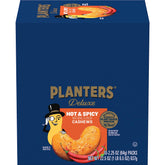 Planters Spicy Cajun Cashews bag front view showcasing bold flavor for on-the-go snacking.