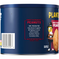 Planters Sweet N' Crunchy flavor close-up shows sweet, salty crunch