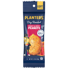 Planters Sweet & Spicy Peanuts ingredients close-up with honey and chili.