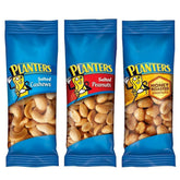 Planters Variety Pack box with mixed nuts for on-the-go snacking.