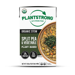 PLANTSTRONG Chili & Stew variety pack—six bold plant-based flavors for quick meals.