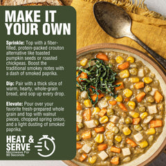 PLANTSTRONG Chunky Chipotle Chili: smoky heat and fiber-packed dinner option.