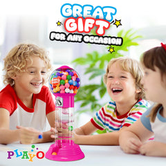 PlayO bubble gum machine makes a charming birthday gift centerpiece