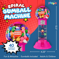 PlayO 40 gumballs included for immediate, fruity flavor play