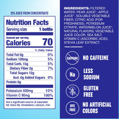 Close-up of Plezi Orange Mango Twist label highlighting vibrant color and electrolytes.