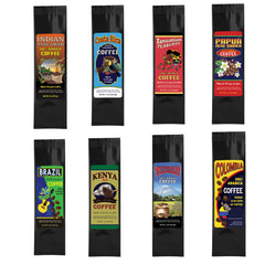 Plum Nellie eight-bag sampler highlighting global flavors for tasting at home.