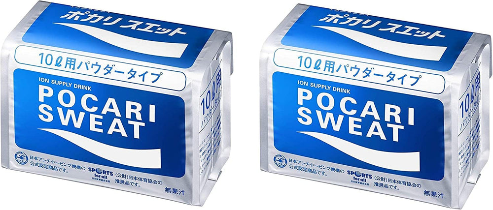 Pocari Sweat powder pack for 10L hydration, ready to mix for a refreshing electrolyte drink
