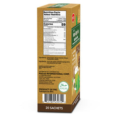 Pocas Honey Ginger Tea Crystals dissolving in hot water for a comforting cup