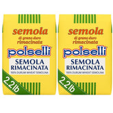 POLSELLI Semolina flour for bread dough creates a crusty exterior and tender crumb.