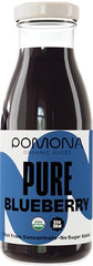 Pomona Blueberry Juice on store shelf with organic label.
