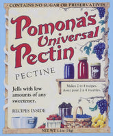 Pomonas Universal Pectin packaging close-up for citrus-based jams and jellies.