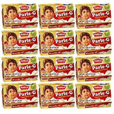 Ponlee Parle-G biscuits 12-pack front display, convenient snacking