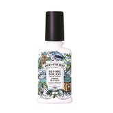 Poo-Pourri Fresh Sea Salt bottle ready to spritz before use, odor barrier on water.
