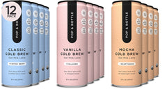 Pop and Bottle Classic antioxidant latte can energizes mornings with a smooth, dairy-free base