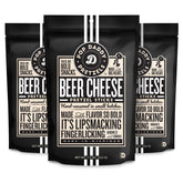 POP DADDY Beer Cheese pretzel sticks bag closeup for on-the-go snacking