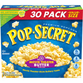 Pop Secret Movie Theater Butter bags ready for sharing during movie night.