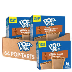 Pop-Tarts Frosted Brown Sugar Cinnamon box front for grab-and-go breakfast