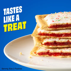 Pop-Tarts Protein Slammin' Strawberry sprinkles on frosting add color and fun.