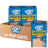 Pop-Tarts Protein Slammin' Strawberry packaging shows 24 pastries for quick protein-packed breakfasts.