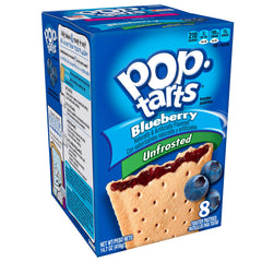 Pop-Tarts Unfrosted Blueberry box shown as a quick breakfast option