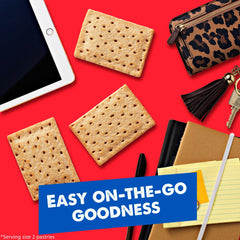 Pop-Tarts Unfrosted Brown Sugar Cinnamon on-the-go snack ready for school lunches.