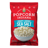 Popcorn Indiana Sea Salt Popcorn pack of six ready-to-snack bags.