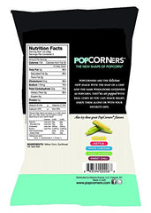 Close-up of Popcorners Sea Salt chips shows airy crunch.