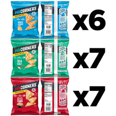 PopCorners White Cheddar snack pack with bold lunchtime bite