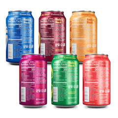 Poppi close-up of can carbonation and texture highlighting fizzy refreshing mouthfeel