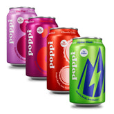 Poppi Classic Cola bottle with crisp flavor for daily refreshment.