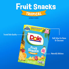 POPUPS! LOLLIPOP Dole fruit snacks no artificial dyes, highlighting natural fruit color.