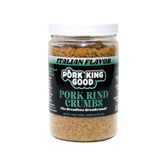 Close-up of crumb texture reveals light, crunchy, melt-in-your-mouth bits from Pork King Good.