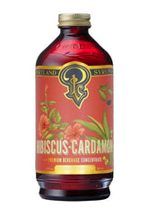 Portland Syrups Hibiscus Cardamom bottle for handcrafted cocktails