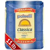 POLSELLI Classica 00 flour bag for authentic Neapolitan pizza crust