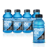 Powerade Mountain Berry Blast bottle being poured to fuel a workout.