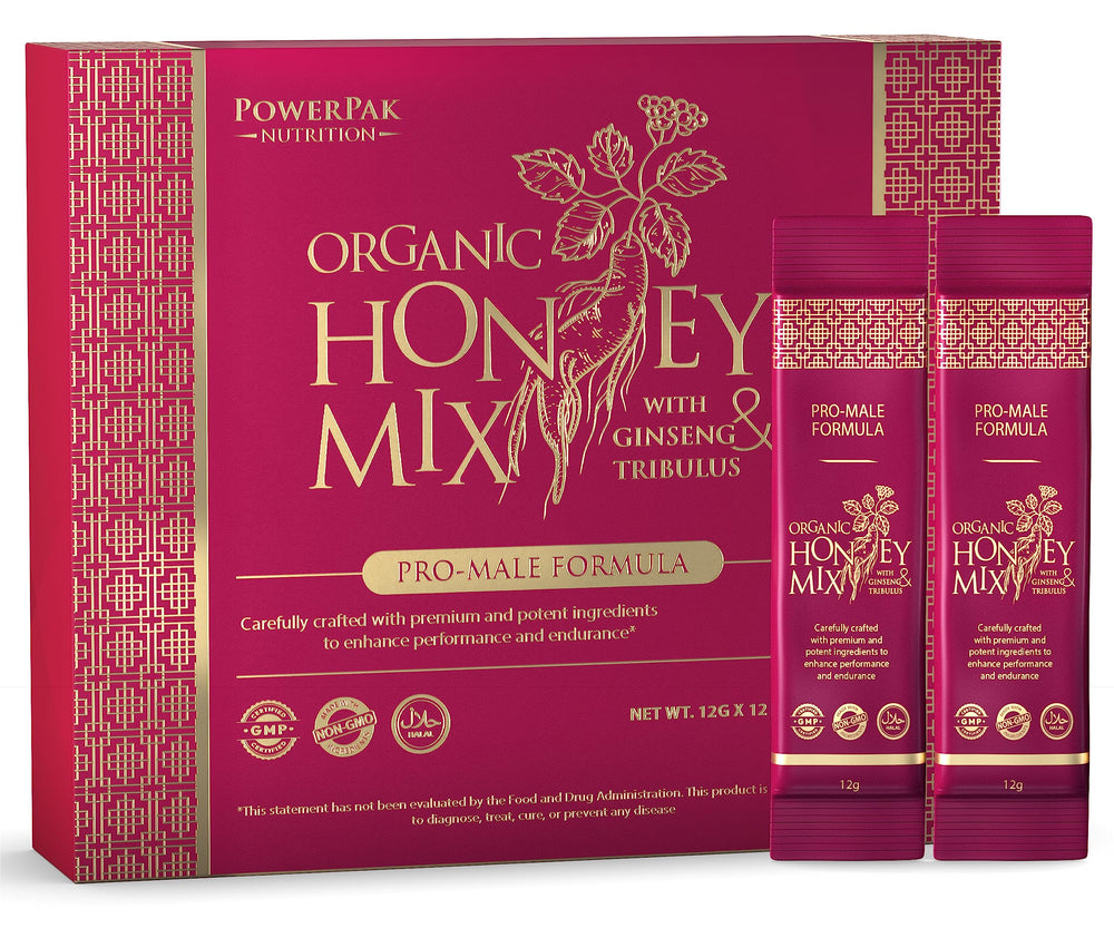 PowerPak Extra Strength Honey Mix packets for on-the-go energy and flavor