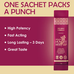 PowerPak Honey Mix with natural bee pollen for daily wellness