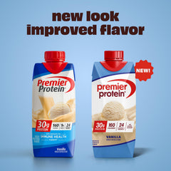 Premier Protein Shake Vanilla served in a cup after a morning workout