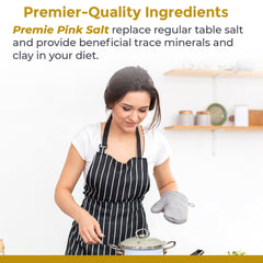 Premier Research Labs Australian sea salt grains for versatile kitchen use