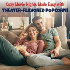 Premium America seasoning packet for tasty, customizable popcorn.