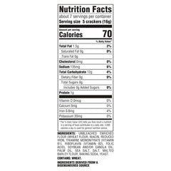 Premium Original Saltine Crackers close-up highlighting sea salt crystals and crisp texture.