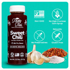 Pretty Thai Sweet Chili Sauce marinade for salmon.